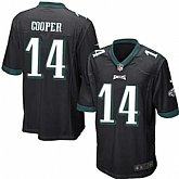 Nike Men & Women & Youth Eagles #14 Riley Cooper Black Team Color Game Jersey,baseball caps,new era cap wholesale,wholesale hats